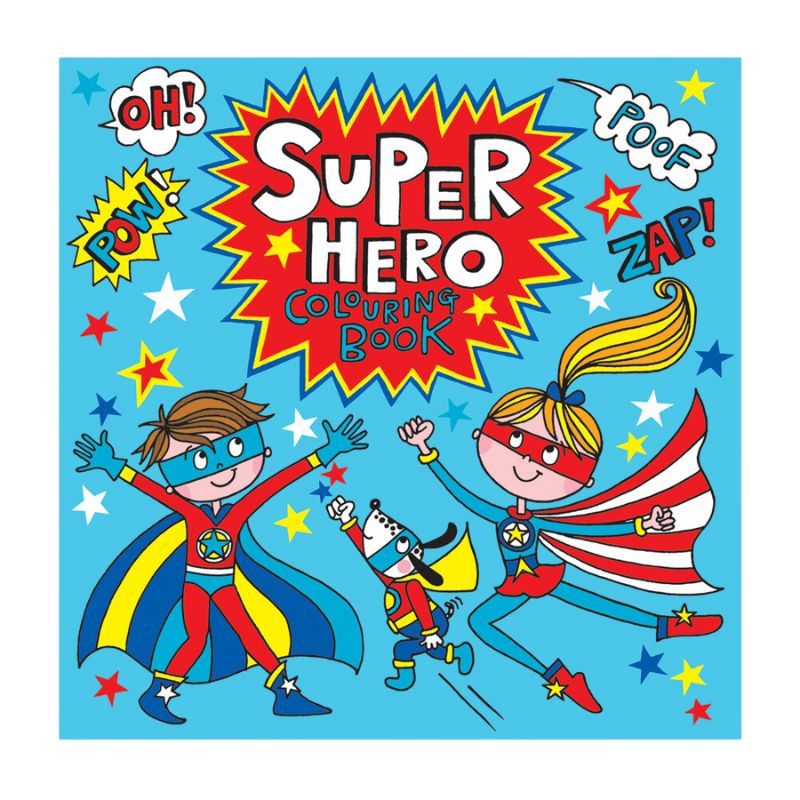 Rachel Ellen Designs Super Hero Colouring Book